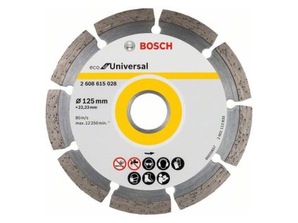 Bosch Diamantový rezací kotúč ECO for Universal Segmented 125 x 22,23 x 2,0 x 7 mm | ajtech.sk