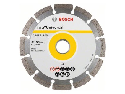 Bosch Diamantový rezací kotúč ECO for Universal Segmented 150 x 22,23 x 2,1 x 7 mm | ajtech.sk