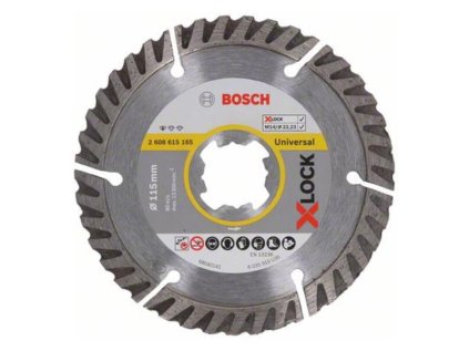 Bosch Diamantový rezací kotúč Standard for Universal X-LOCK 115 x 22,23 x 2 x 10 mm | ajtech.sk