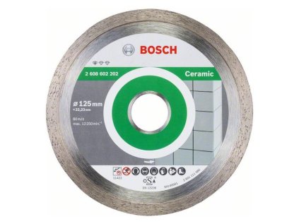 Bosch Diamantový rezací kotúč Standard for Ceramic 125 x 22,23 x 1,6 x 7 mm | ajtech.sk