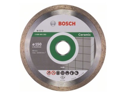 Bosch Diamantový rezací kotúč Standard for Ceramic 150 x 22,23 x 1,6 x 7 mm | ajtech.sk