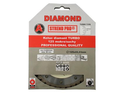 STREND PRO 521C, Kotúč diamantový 125 x 22,23 mm | ajtech.sk