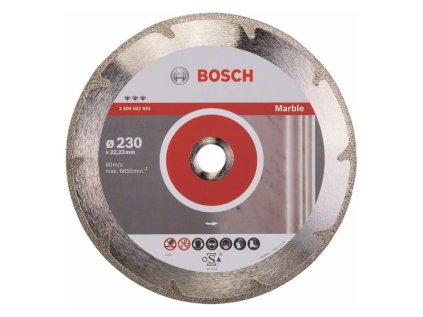 Bosch Diamantový rezací kotúč Best for Marble 230 x 22,23 x 2,2 x 3 mm | ajtech.sk