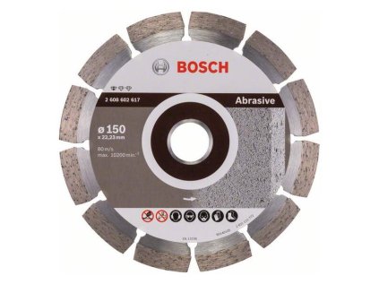 Bosch Diamantový rezací kotúč Standard for Abrasive 150 x 22,23 x 2 x 10 mm | ajtech.sk