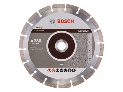 Bosch Diamantový rezací kotúč Standard for Abrasive 230 x 22,23 x 2,3 x 10 mm | ajtech.sk