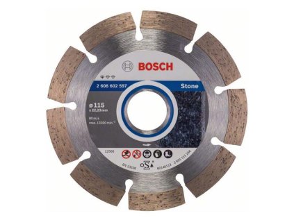 Bosch Diamantový rezací kotúč Standard for Stone 115 x 22,23 x 1,6 x 10 mm | ajtech.sk