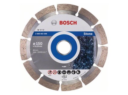 Bosch Diamantový rezací kotúč Standard for Stone 150 x 22,23 x 2 x 10 mm | ajtech.sk