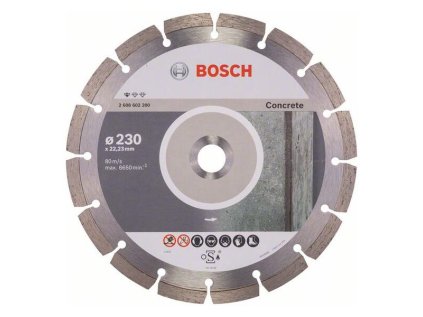 Bosch Diamantový rezací kotúč Standard for Concrete 230 x 22,23 x 2,3 x 10 mm | ajtech.sk