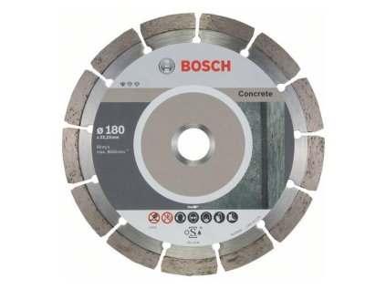 Bosch Diamantový rezací kotúč Standard for Concrete 180 x 22,23 x 2 x 10 mm (10ks) | ajtech.sk