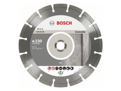 Bosch Diamantový rezací kotúč Standard for Concrete 230 x 22,23 x 2,3 x 10 mm (10ks) | ajtech.sk