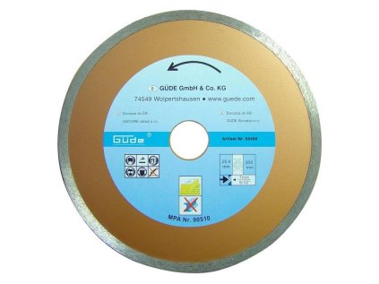 GÜDE Diamantový kotúč k rezačkám obkladov 200 x 25,4 mm  | ajtech.sk