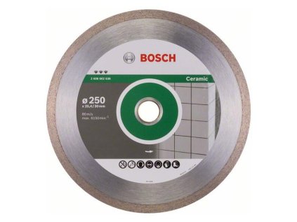 Bosch Diamantový rezací kotúč Best for Ceramic 250 x 30/25,40 x 2,4 x 10mm | ajtech.sk