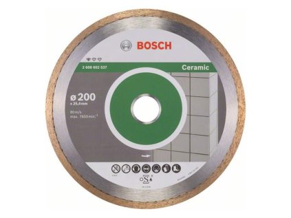 Bosch Diamantový rezací kotúč Standard for Ceramic 200 x 25,40 x 1,6 x 7mm | ajtech.sk