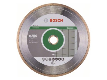 Bosch Diamantový rezací kotúč Standard for Ceramic 250 x 30/25,40 x 1,6 x 7mm | ajtech.sk