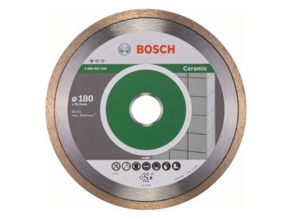 Bosch Diamantový rezací kotúč Standard for Ceramic 180 x 25,40 x 1,6 x 7mm | ajtech.sk