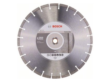 Bosch Diamantový rezací kotúč Standard for Concrete 350 x 20/25,40 x 2,8 x 10 mm | ajtech.sk