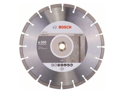 Bosch Diamantový rezací kotúč Standard for Concrete 300 x 20/25,40 x 2,8 x 10 mm | ajtech.sk