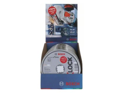Bosch  X-LOCK Rezací kotúč Standard for INOX  WA 60 T BF 125×22,23 x 1,6mm (10ks) | ajtech.sk