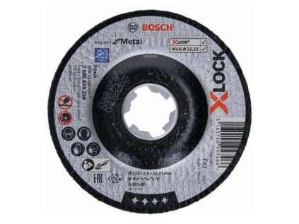 Bosch rezný kotúč rovný EXPERT for Metal A 30 S BF, 115 x 22,23 x 2,5 mm | ajtech.sk