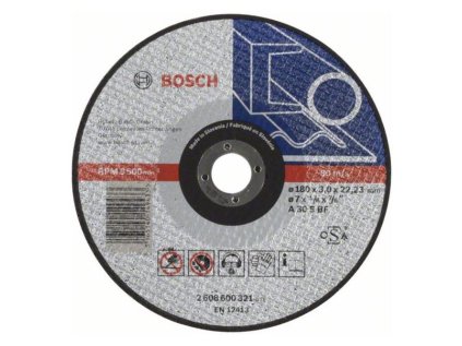 Bosch rezný kotúč rovný EXPERT for Metal A 30 S BF, 180 x 22,23 x 3 mm | ajtech.sk