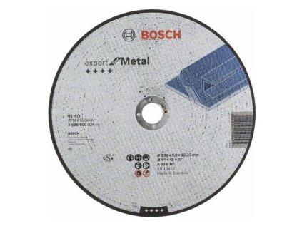 Bosch rezný kotúč rovný EXPERT for Metal A 30 S BF, 230 x 22,23 x 3 mm | ajtech.sk