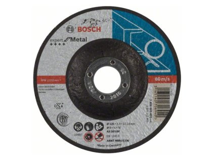 Bosch Kotúč rezací prelisom Expert for Metal AS 30 BF 125 22,23 3,0mm 2608603402 | ajtech.sk
