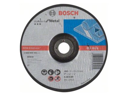 Bosch rezný kotúč prelis Standard for Metal A 30 S BF, 180 x 22,23 x 3 mm | ajtech.sk