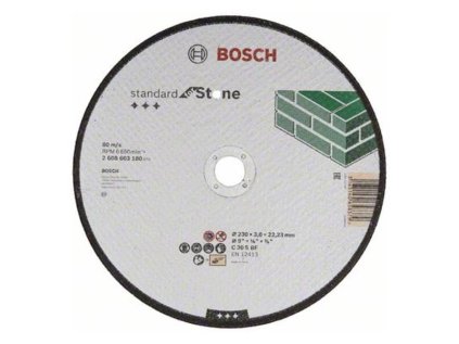 Bosch Rovný rezací kotúč Standard for Stone C 30 S BF 230 x 22,23 x 3,0 mm | ajtech.sk