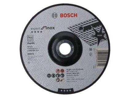 Bosch rezný kotúč prelis EXPERT for INOX Rapido AS 46 T INOX BF, 180 x 22,23 x 1,6 mm | ajtech.sk