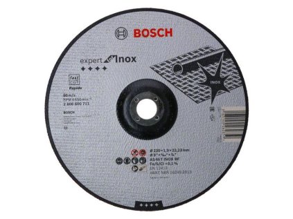 Bosch rezný kotúč prelis EXPERT for INOX Rapido AS 46 T INOX BF, 230 x 22,23 x 1,9 mm | ajtech.sk