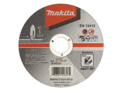 Makita rezný kotúč na hliník 125 x 22,23 x 1 mm, 1ks, B-45331 | ajtech.sk