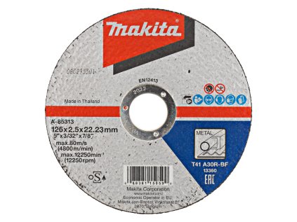 Makita rezný kotúč na kameň 125 x 22,23 x 2,5 mm, 1ks, A-85313 | ajtech.sk