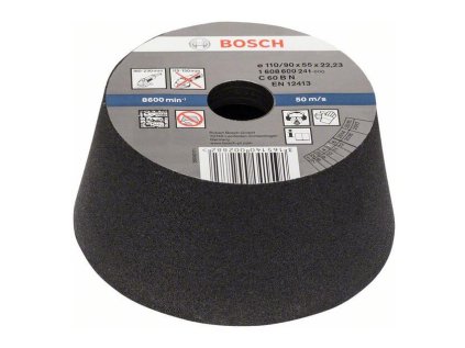 Bosch Brúsny kotúč konický-na kameň a betón D 90 /100mm x 55mm P60 | ajtech.sk