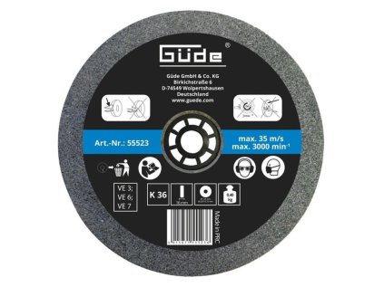 GÜDE Brúsny kotúč K36 k dvojkotúčovým brúskam GDS 125 A, GDS 125 (55110, 55114) | ajtech.sk