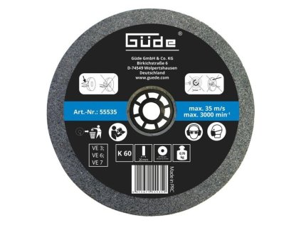 GÜDE Brúsny kotúč K60 (korundový) k brúske 40350, 55119 | ajtech.sk