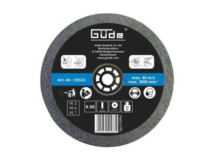 GÜDE Brúsny kotúč K60 k dvojkotúčovej brúske GDS 200 (55116) | ajtech.sk