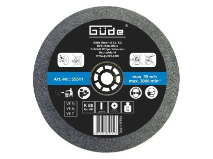 GÜDE Brúsny kotúč K80 (korundový) k brúske 40350,55119 | ajtech.sk