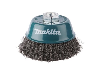 Makita Oceľová drôtená miskovitá kefa D 100 mm, vlnitý drôt D 0,3 mm, D-29284 | ajtech.sk