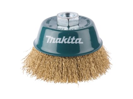Makita Drôtená miskovitá kefa D 100 mm, mosadzný vlnitý drôt D 0,3 mm, D-39805 | ajtech.sk