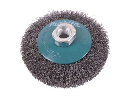 Makita Oceľová drôtená kotúčová kefa D 100 mm, vlnitý drôt D 0,3 mm, D-39827 | ajtech.sk