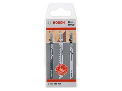 Bosch 15-Dielna súprava pílových listov do priamočiarych píl 2607011436 | ajtech.sk