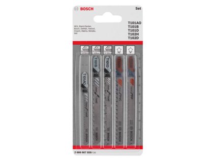 Bosch 5-dielna sada listov do priamočiarej píly Wood and Plastics so stopkou v tvare T | ajtech.sk