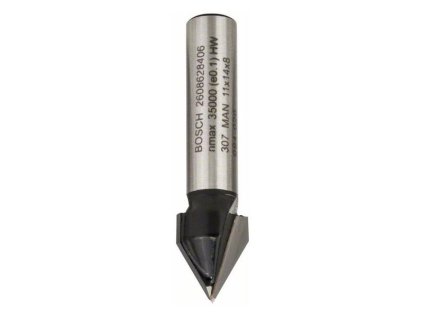 Bosch Fréza drážkovacia V Standard for Wood 8mm D 11mm L 14mm G 45mm | ajtech.sk