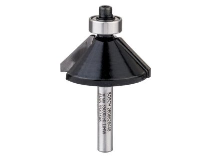Bosch Fazetová fréza 6 mm D1 34,9 mm B 11,1 mm L 14,7 mm G 56 mm, 45° | ajtech.sk