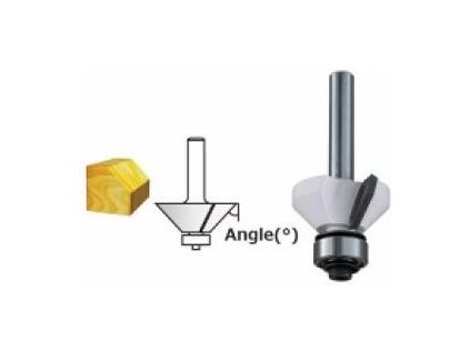 Makita Fréza s vodiacim ložiskom Priemer 22.2 mm stopka 6 mm, D-48664 | ajtech.sk