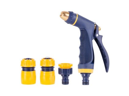 Záhradná sada zavlažovacia Strend Pro Garden, pištoľ, spojky, adaptér | ajtech.sk