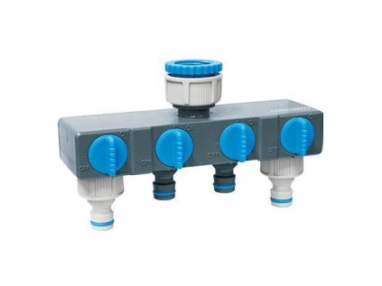 AQUACRAFT 550634, Premium, Multi E 4-cestný záhradný rozbočovač na hadicu | ajtech.sk