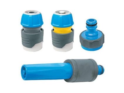 AQUACRAFT 550390, SoftTouch, Stop spojka, adaptér, dýza - Záhradná zavlažovacia sada na hadicu | ajtech.sk