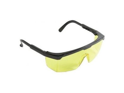 Okuliare Safetyco B507, žlté, ochranné, nastaviteľné | ajtech.sk