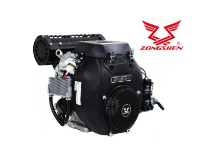 Motor ZONGSHEN GB680 TWIN 680cc, 22HP, D:25,4, Horizontálny hriadeľ | ajtech.sk